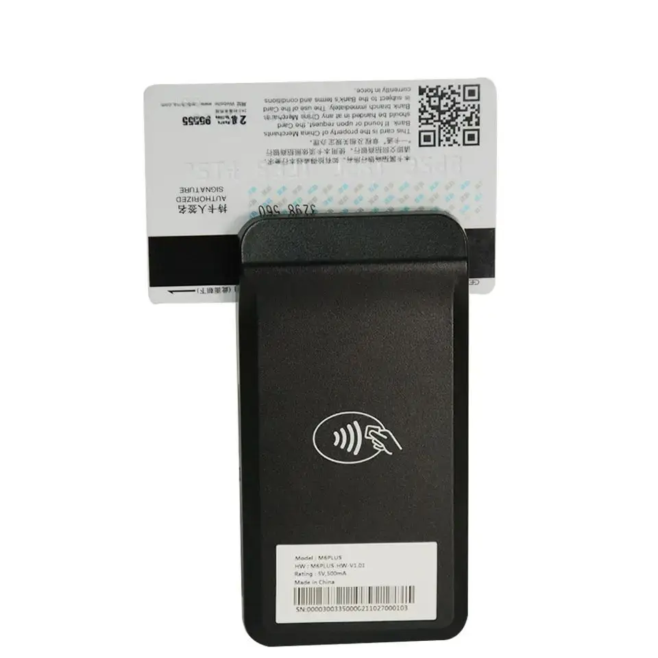 MSR & Contact & Contactless Card Reader BT MPOS Terminal M6 PLUS