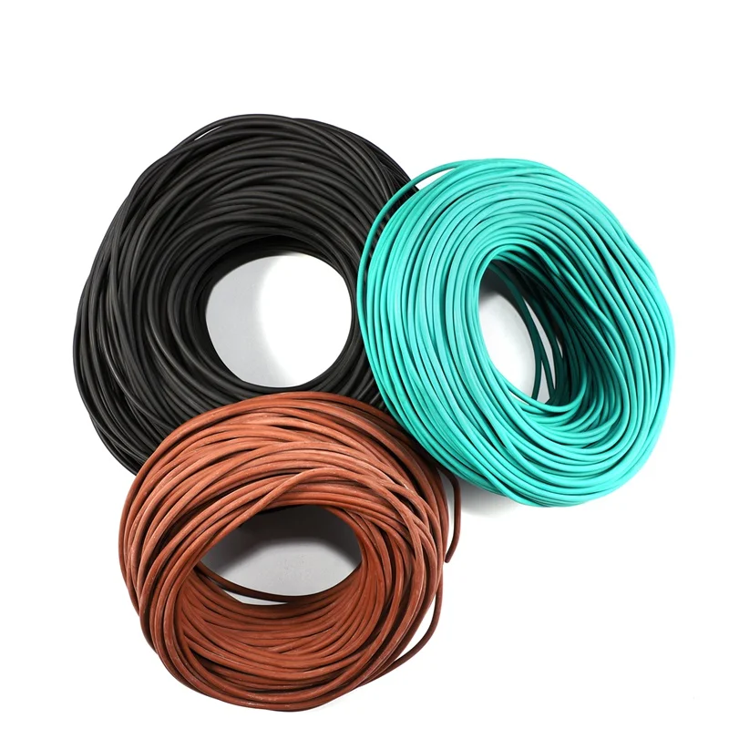 High Elongation And Tensile Strength Extruded Profile Rubber O Ring Cord