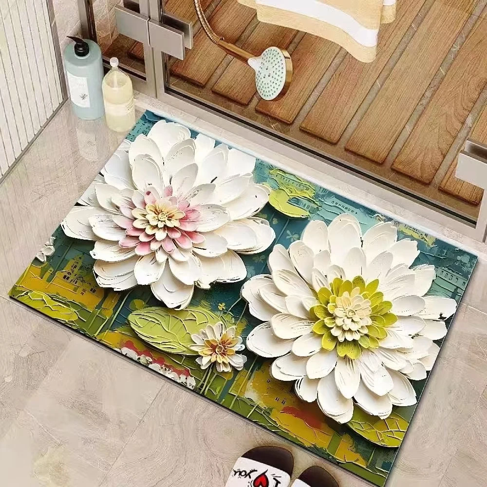 Custom designer print nylon carpet door Mats doormat entrance Commercial Rugs custom rugs with logo