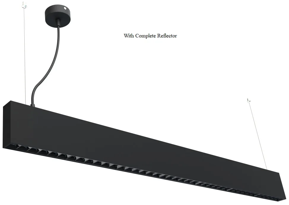 30W up-down pendant light direct/indirect illumination Led suspended linear downlight