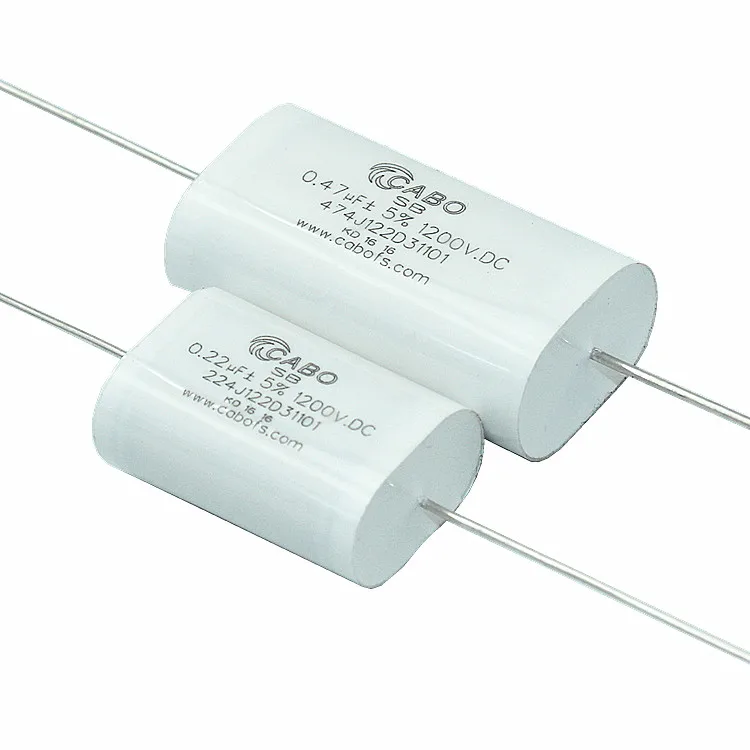 SB series axial snubber metallized polypropylene film capacitor