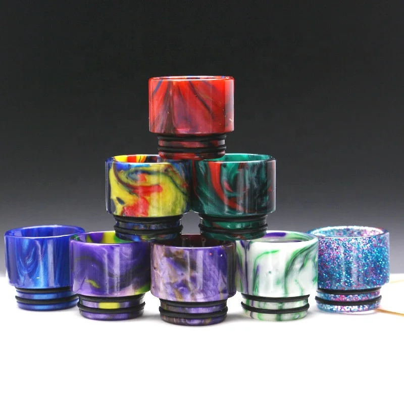 Factory wholesale New Arrival E cigarette resin 810 Drip Tip for RDA RTA Vape