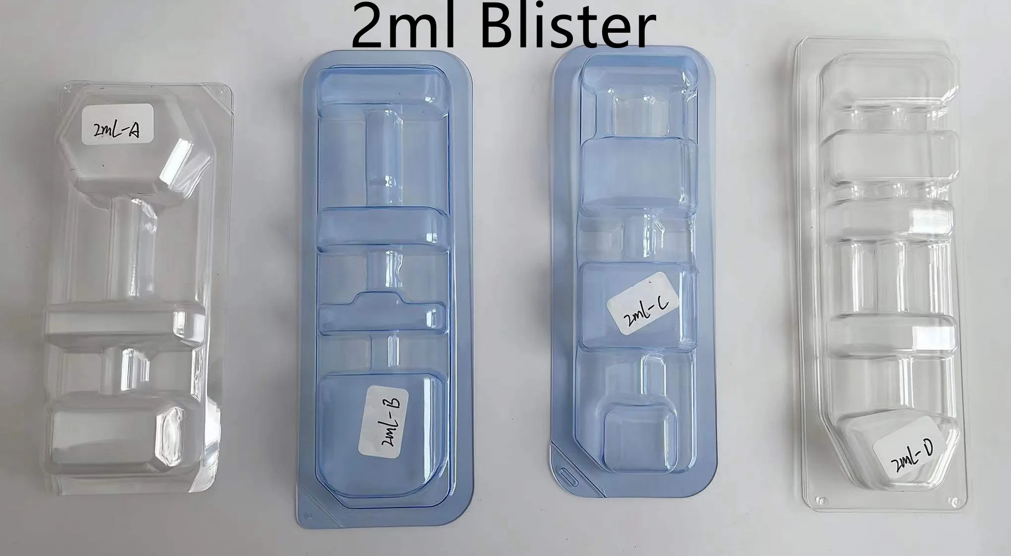 1ml 2ml 5ml 10ml Medical plastic blister
