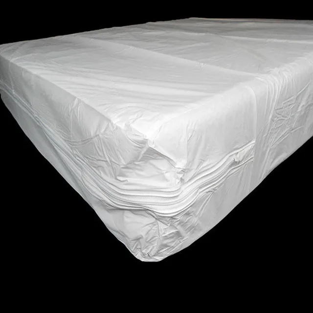 
Durable Plastic Zippered Mattress Protector Hypoallergenic PVC mattress covers against dust mites 
