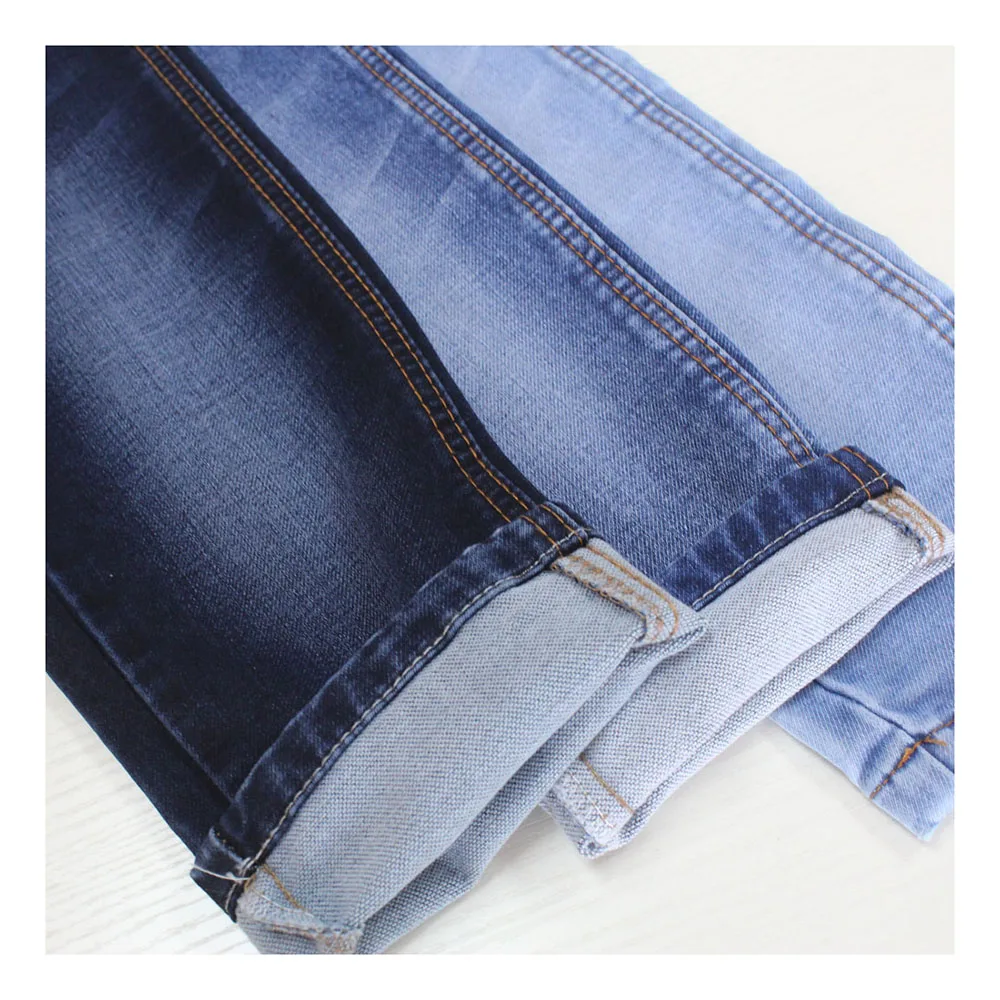 2024 season fashion 12.3oz cotton polyester spandex slub denim jeans men