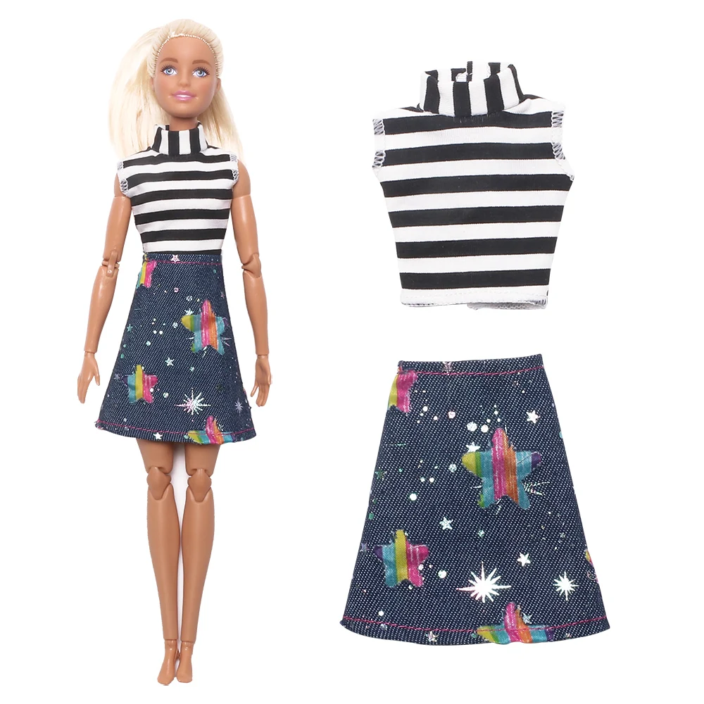 
New Fashion Design Princess Dress Pants Skirt Doll Clothes Accessories Party Dress Girl Toys For Barbie Doll Dress 