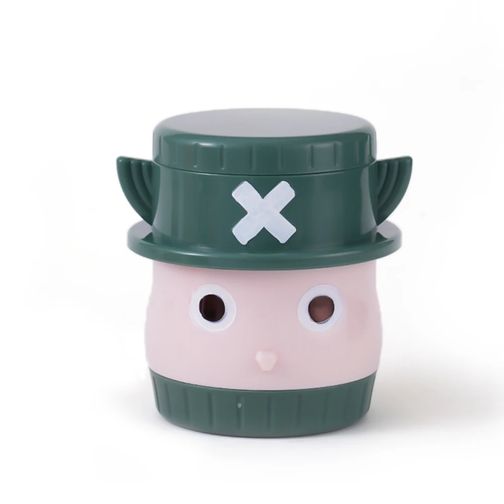Wholesale Creative Design Plastic Grinder 4 Parts Cartoon Design Grinder Custom Logo Tobacco Grinder Machine