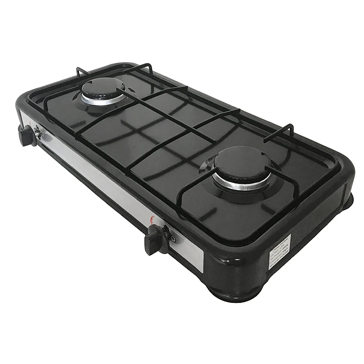 custom cheap hot sale home amaze national two burner stove portable gas cooker