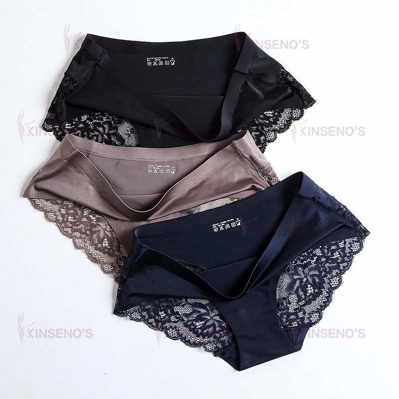 Factory Hot Sell Directly Lace Traceless Breathable Quick Dry Underwear Panties For Women