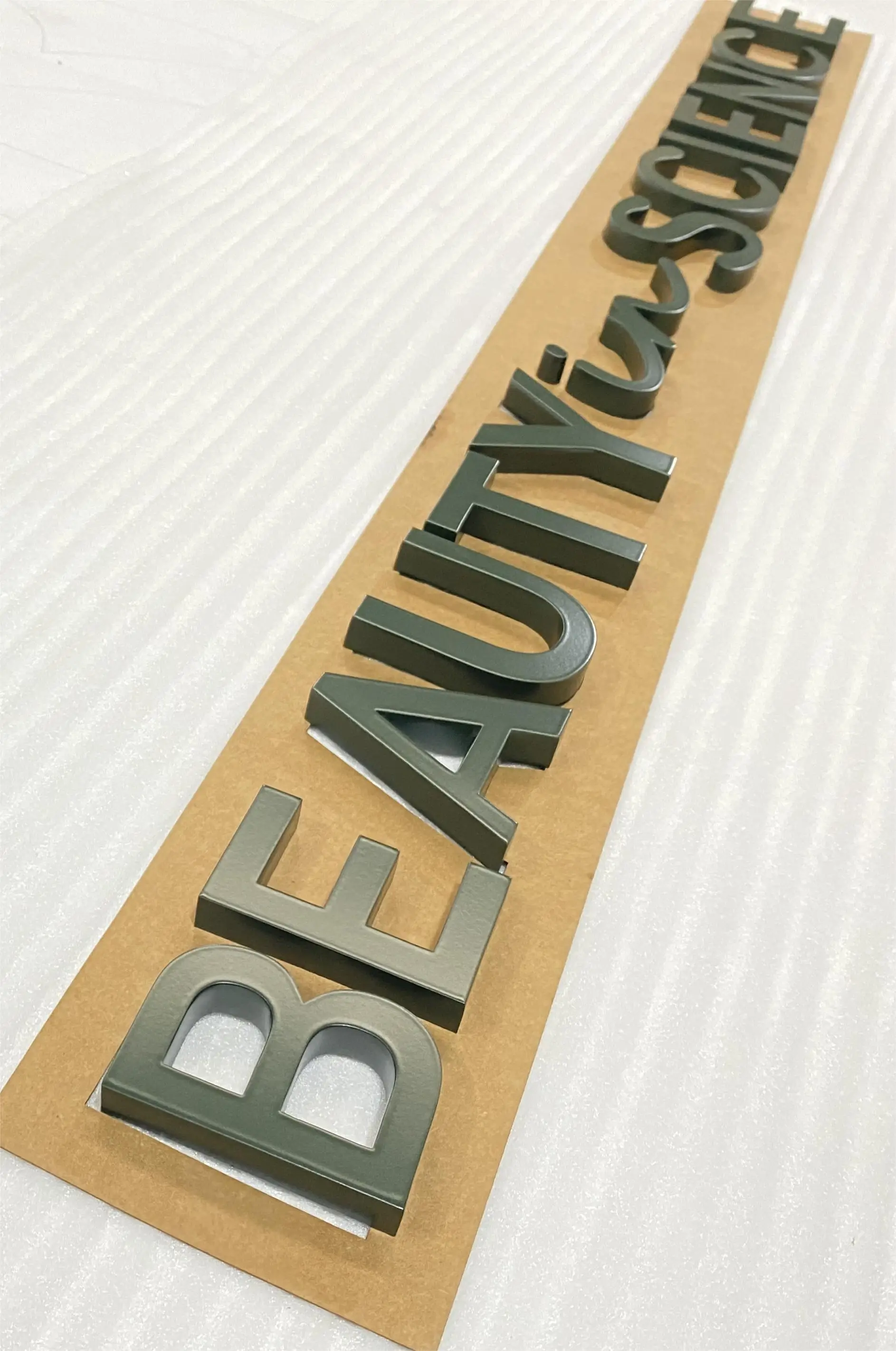 Customized 3D Logo Wall Sign Business Advertising Light Box for Brand Shop Company Restaurant Stainless Steel Metal 3D Logo Sign