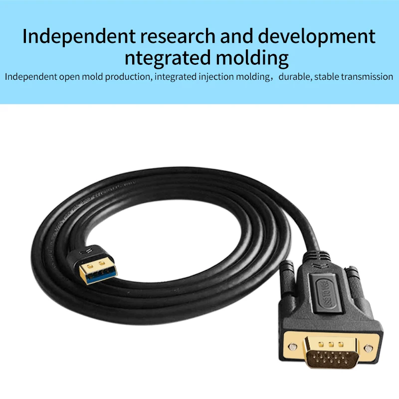  Drop Shipping 5 Meter USB 3.0 to VGA Cable Male for Multi WIndow Operation Systems