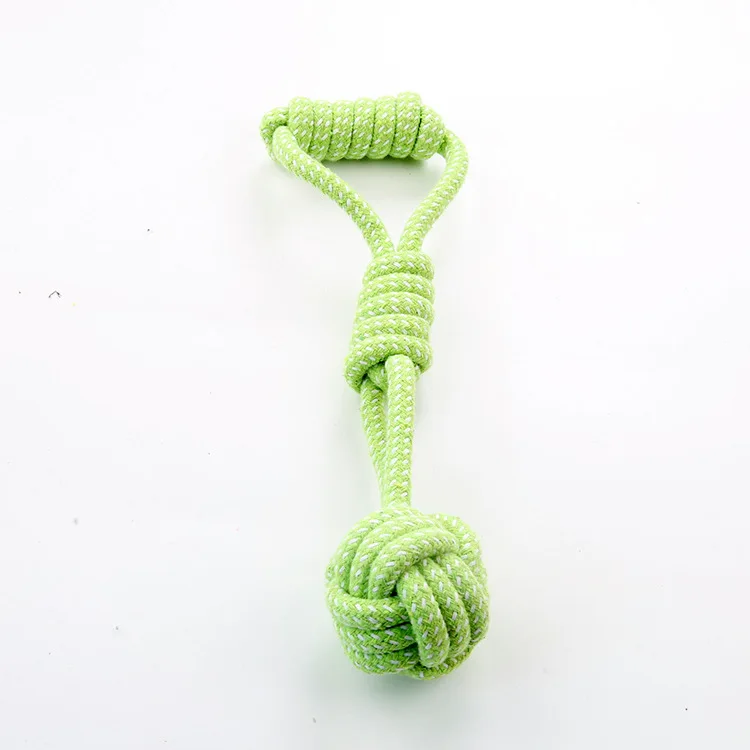 Hot Sale Dog Tug Of War Dog Toy Aggressive Chewers Tough Rope Chew Teeth Cleaning Cotton Dog Rope Toy