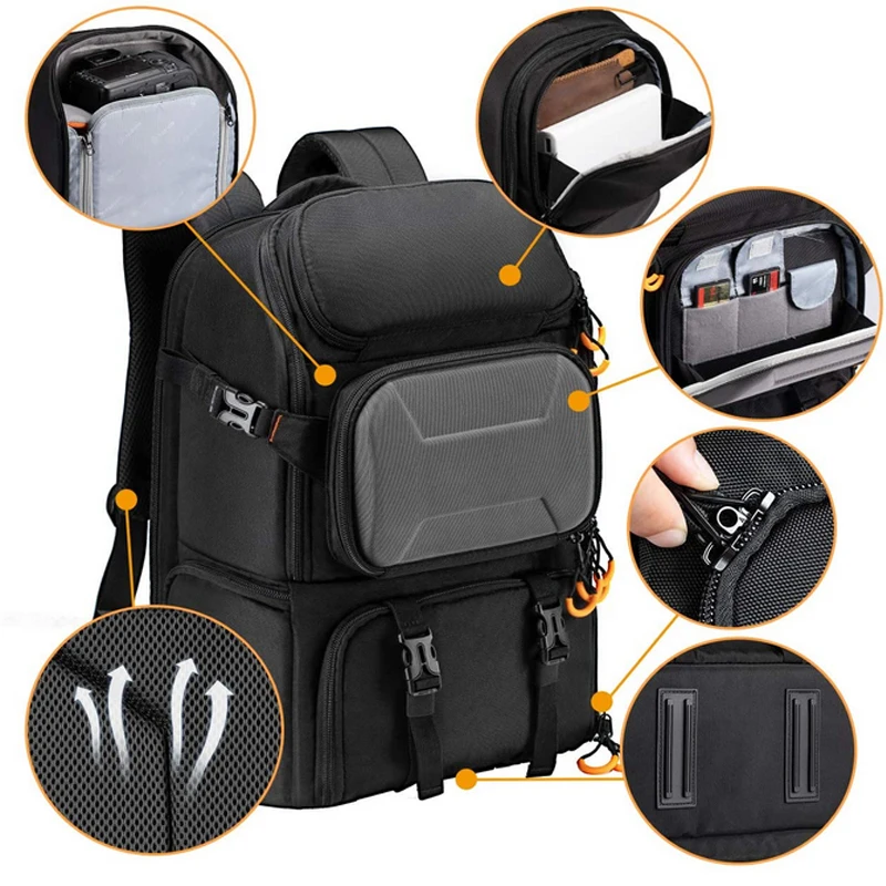 Luxury Pro Large Camera Multi-functional outdoor travel Camera Bag Photo Backpack Waterproof Bag Camera for photography HOT