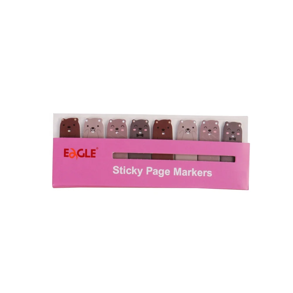 
Eagle Hot Sell Sticky Page Markers or Memo Pad for School Stationery Sticky Notes 