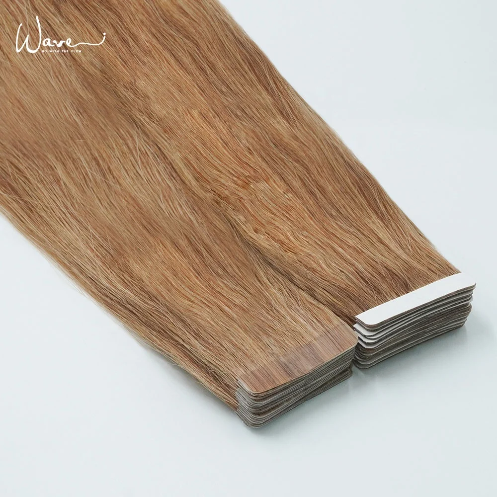 Double Sides Tape Hair Extension Cuticle Aligned Russian Human Hair Tape Hair Tape In Extensions