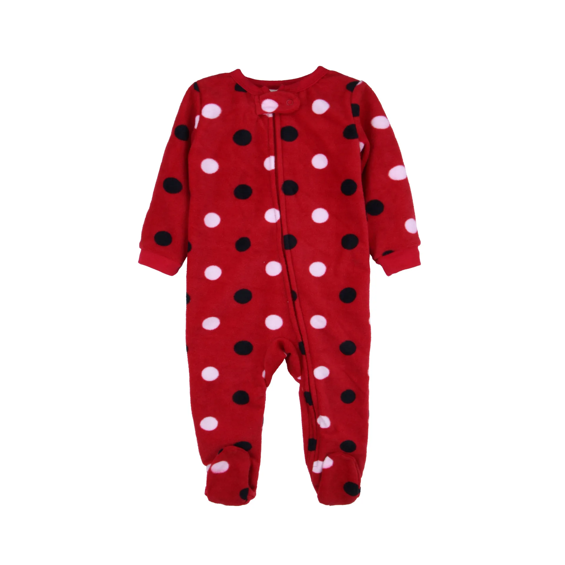 Fleece infant jumpsuit boy girl zipper romper cartoon animal printing pajamas baby clothes wholesale bodysuits