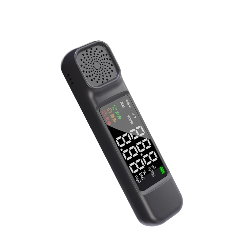 2022 new Design breathalyzer alcohol tester commercial digital breath alcohol tester with lcd clock