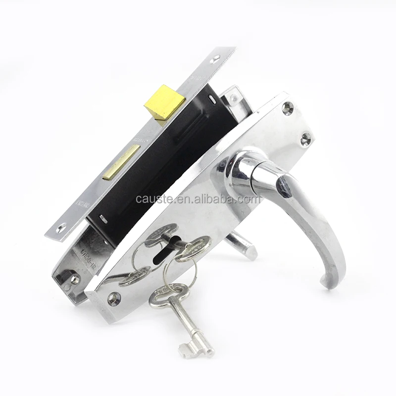 3 lever mortice locks Zinc Alloy Wooden Door Union Type Mortice Lock Set