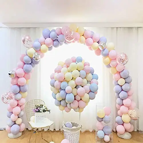 Pastel Party Balloons 100pcs 10 inch Assorted Color Latex Balloons Birthday Baby Shower Balloons