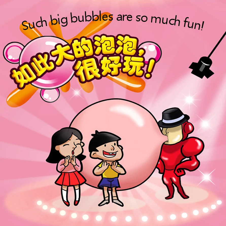 Bubble Gum Low Price High Quality Chewing Gum Chinese Tattoo Bubble Gum Lime Flavor 120cm Large Roll Cut Le 30g Gummy