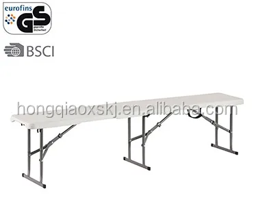 new design modern outdoor cheapest plastic folding bench