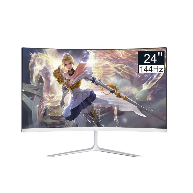 24 Inch 1080p Gamer Curve Flat Computer Led 24inch 75hz Gaming Pc Lcd Monitors
