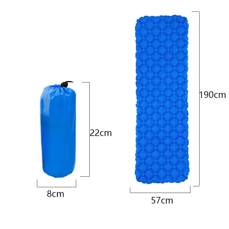 TPU moisture-proof emergency beach camping lazy valve bag air cell cushion Inflatable Outdoor Mat