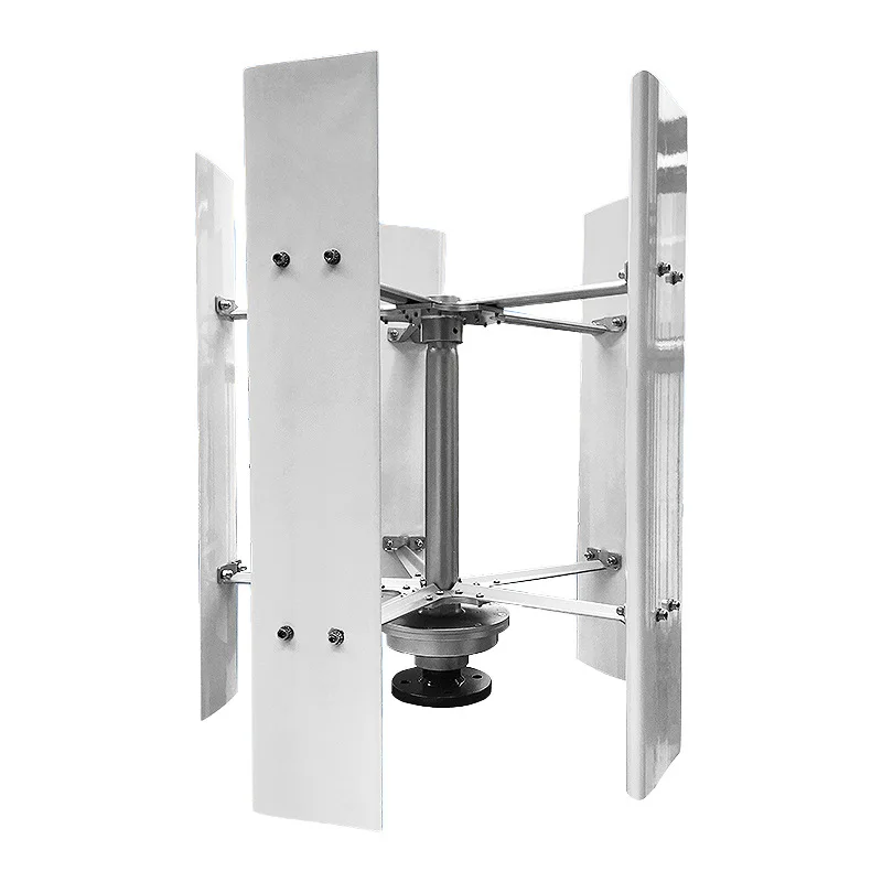 China Factory 5KW 8KW Wind Turbine Generator Vertical Turbine Alternative Free Energy Windmill 24V 48V 96V Hybrid Controller