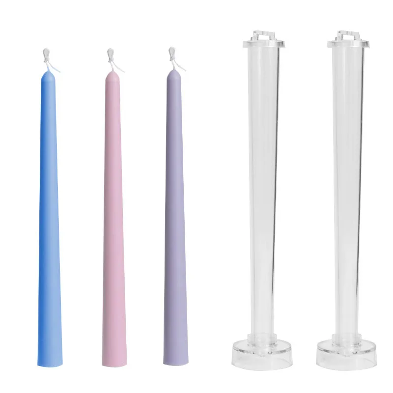 Hot New Product Smooth Cylindrical Square Multifunctional Diy Tool Acrylic Candle Molds