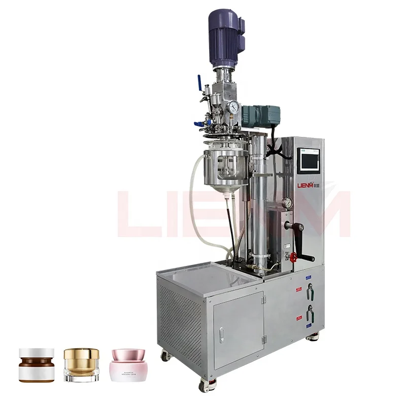 5L 10L 50L Small Lab Cosmetic Making Machine Cream Mixer Machine Acne Cream Night Cream Emulsifier Machine