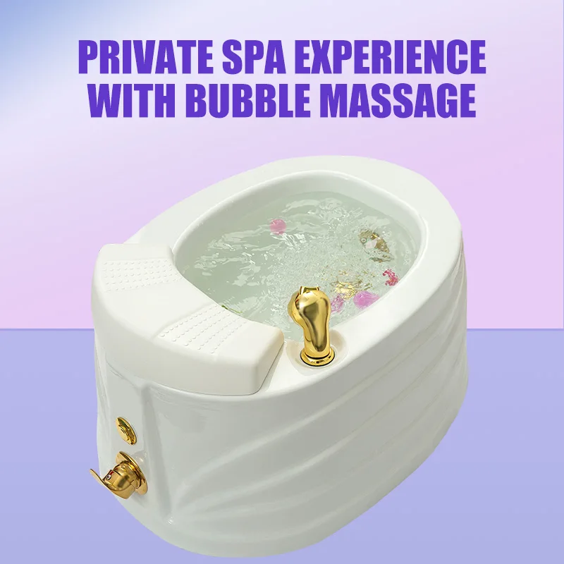 CE Approved Golden Pedicure basin for Lady  Beauty Salon Foot Spa Machine Salon With Jet And Color Lights
