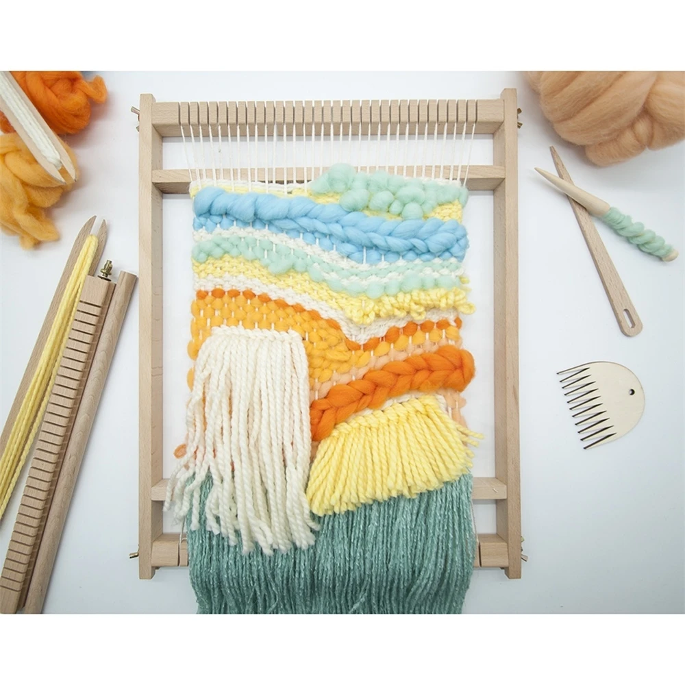 Knocked down Wooden Weaving Loom Small size 45*35cm