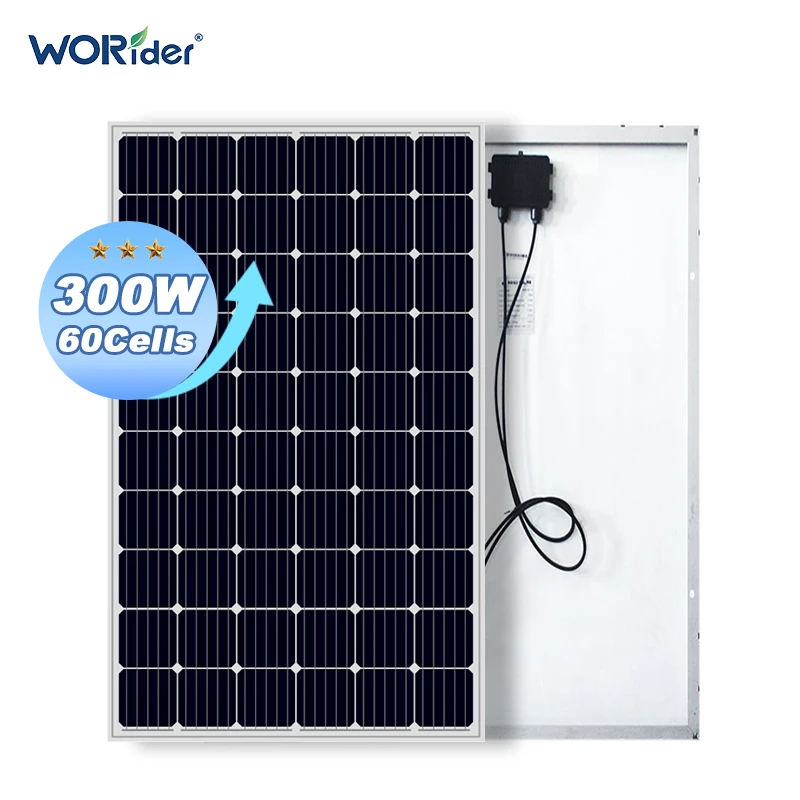 German warehouse 300w 550w 700w solar panel cells 182mm monocrystalline 300 watt solar panel energy system