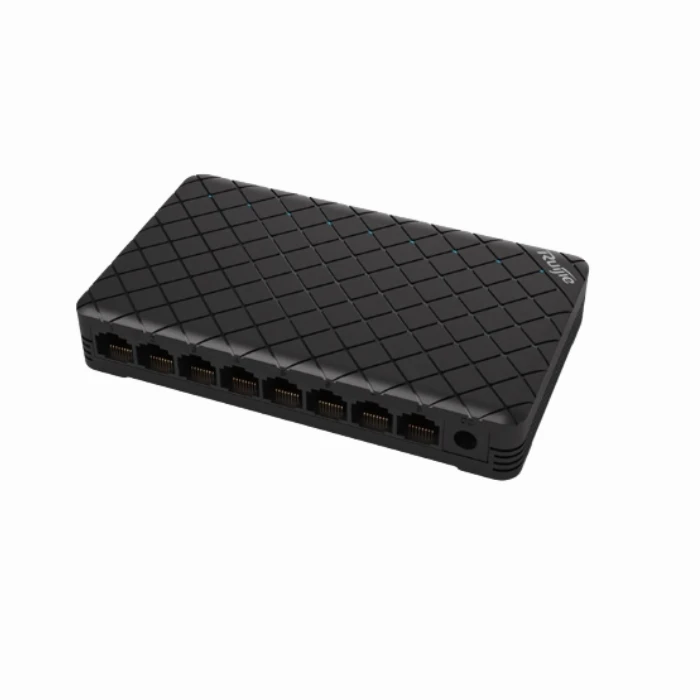 Ruijie RG-ES08G 8-port gigabit switch desktop plastic shell monitoring office network cable splitter Ruijie RG-ES08G