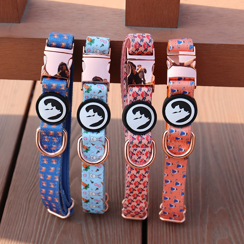 Wholesale Pet Accessories Adjustable Quick Release Zinc Alloy Rose Gold Metal Buckle Dog Collar Metal Buckle