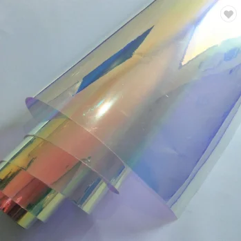 Anolly newest product colored holographic iridescent rainbow window glass decorative film vinyl