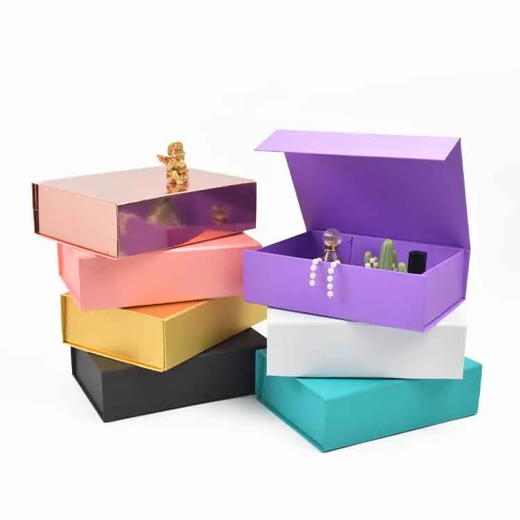 33x23.1x10.4cmCustom Logo Foldable Gift Box with Magnet Luxury Magnetic Folding Storage Paper Shoes Clothes Packaging Box