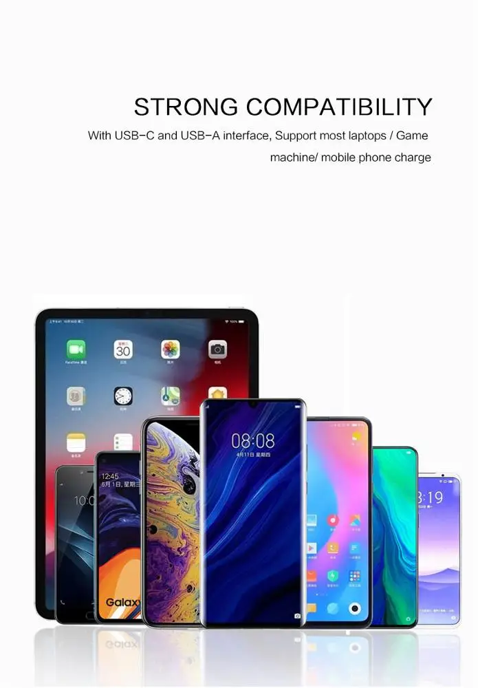 PPS 5000 mah mobile Power bank PD 18W Aluminium usb chargers usb-c portable battery for iphone 11 pro max free shippings items