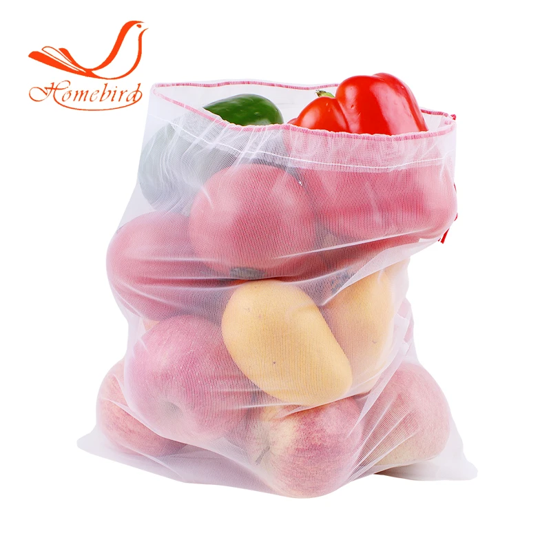 
HW0002 eco friendly vegetable fruit mesh bag wholesale 