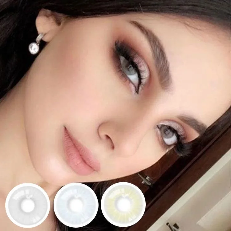 13 видов цветов Супер Натуральные дешевые цветные контактные линзы для глаз OEM/ODM оптовая продажа цветные контактные линзы