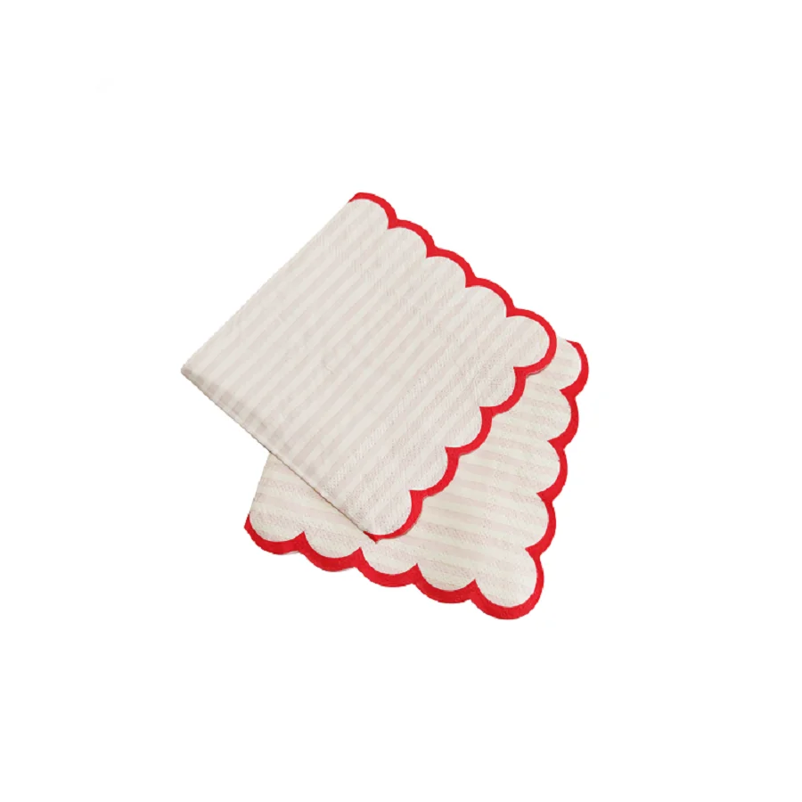 Custom Good Quality Floral Print Disposable Full Color Decoration Paper Napkins Accept Custom Napkins