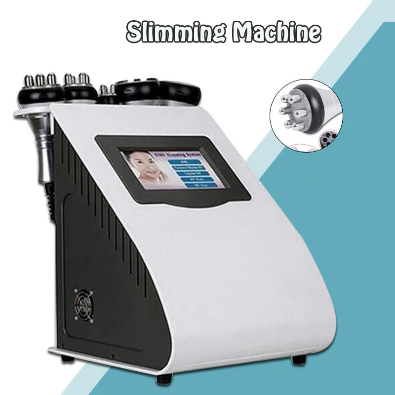 
5in1 Ultrasonic Liposuction 40K Cavitation Vacuum Multipolar bipolor RF laser Slimming RF Beauty 40k cavitation slimming machine 