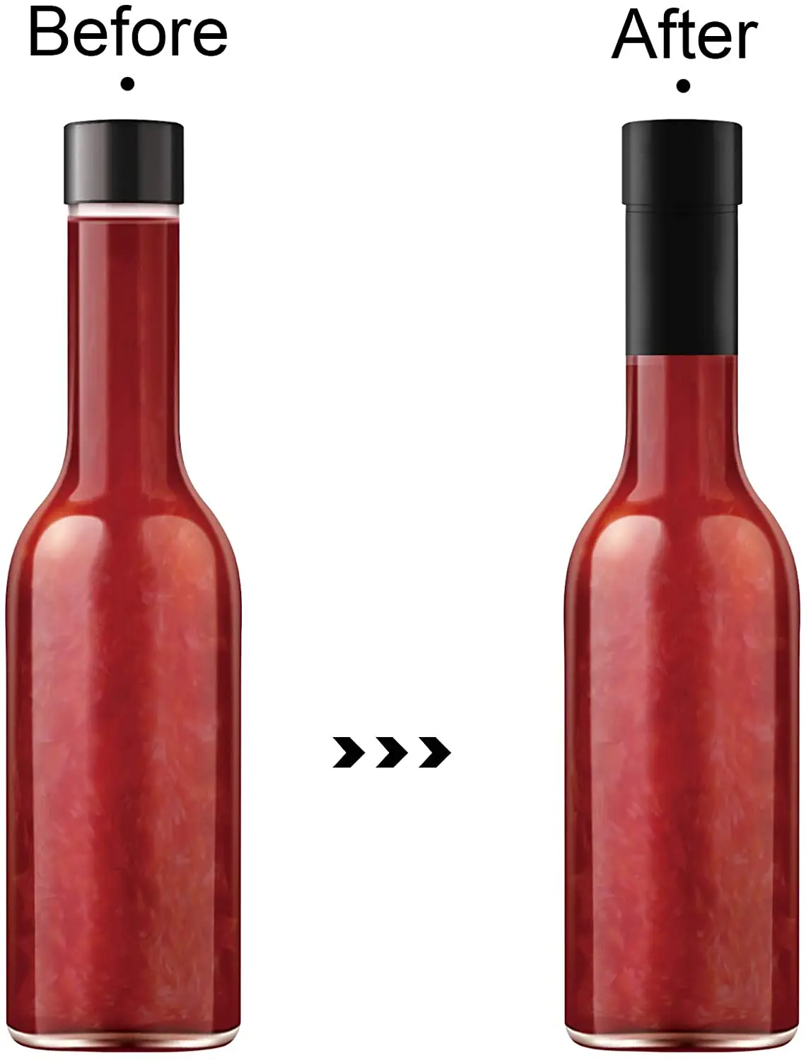 Black Shrink Bands Black Perforated Shrink Wrap for Hot Sauce Bottles and Other Liquid Bottles