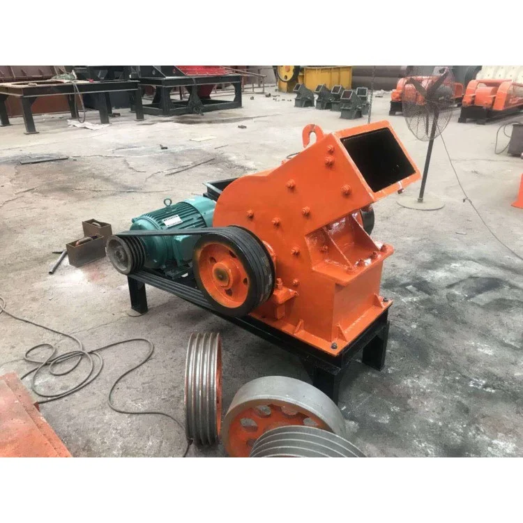 New Industrial Stainless Steel Mobile Hammer Mill Shredder for Stone Rock Gold Ore Limestone Glass Crushing