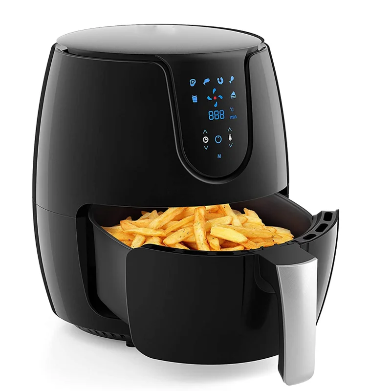 Household Electric Oil-free Digital Display Panel 4.5L Air Fryer