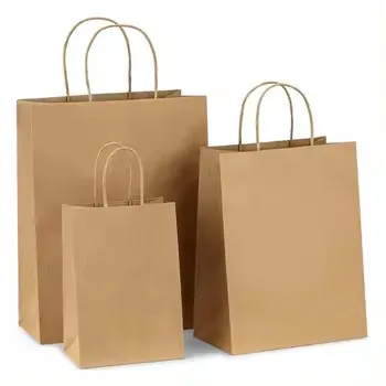 Eco Compostable Stand Up pouch Craft Brown Bag Custom Logo Biodegradable kraft Ziplock Food Packaging Paper Bags with Window