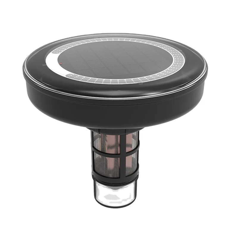 CFSIO Patent design smart swimming pool self-cleaning solar ionizer with copper anode water purifying algae resistance