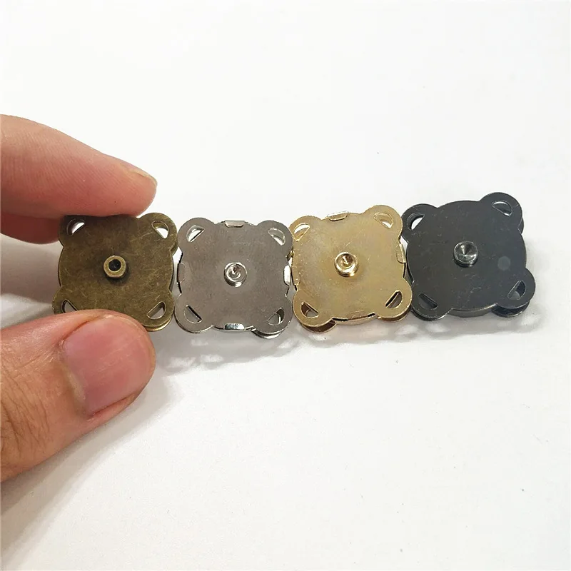 Wholesale invisible Metal   Sewing Snap buttons fasteners Press Buttons for Leather  garment Bags Clothing