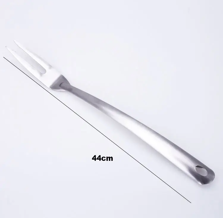 Telescopic BBQ Fork Roasting Sticks Barbecue Skewers Meat Hot Dog Forks Skewers Camping Cookware Bbq Tool Fork