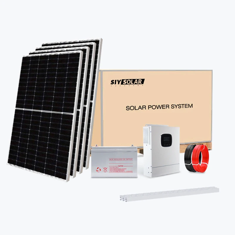 Low Price Cost 5000W Whole Off Grid Solar Energy System 5KW Home Solar Panel Kit Solar System for Prefab House Backup Power